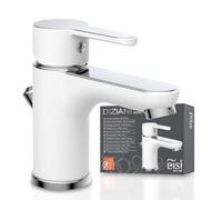 EISL Disegno Nuevo Mitigeur de lavabo monocommande, 1 pièce, blanc/chrome, ni075dinwcr