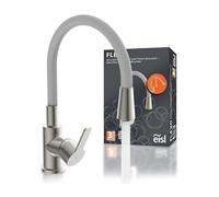 EISL Flexo Robinet de Cuisine Flexible - Bec Haut, Pivotant à 360°