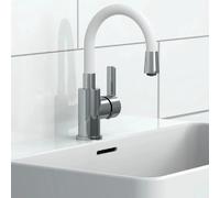 EISL Mitigeur de lavabo FLEXO chrome-blanc