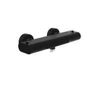 EISL Mitigeur de salle de bain CARNEO, avec thermostat (Robinet de baignoire noir)