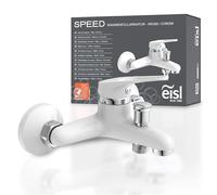 EISL NI023SCR-W Speed Mitigeur de baignoire, mitigeur de bain pour la baignoire, monocommande pour le bain, chrome/blanc