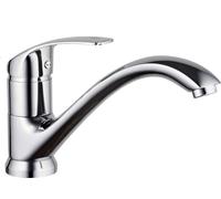 eisl Robinet de cuisine RIMINI, robinet de cuisine orientable à 360°, mitigeur cuisine, robinet d'évier en chrome