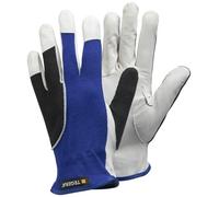 Ejendals Tegera 12 Gant en cuir Taille 9 Bleu/Blanc/Noir