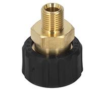 Ejoyous Adaptateur Nettoyeur Haute Pression, Raccord G1 4in vers M22 X | Laiton, Poignée en Caoutchouc, 5000 Psi, G1/4 à M22x1,5 Mm, Tuyau