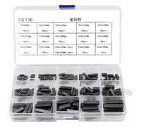 Ejoyous Assortiment de Clés 140 Pièces, 8 Mm - 30 Mm, Disque de Cale à Ressort, Jeu de Ressorts, Kit D'assortiment D'arbres D'entraînement Parallèles, Jeu de Plumes de oupilles à