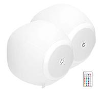 Ejoyous Boule Lumineuse Solaire à LED, Lampe Flottante en PE pour Piscine avec Télécommande, Lampe étanche IP67 à Changement de Couleur, Allumage Automatique la Nuit, Globe Gonflable pour Piscine,