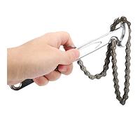 Ejoyous haîne Réversible de 23 Cm, Pince à Tuyau Ajustable avec Surface Chromée Brillante, Outil de Filtre à à Cliquet, pour Raccords jusqu’à 15,5 Cm