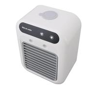 Ejoyous Climatisation Mobile, Mini Air Climatisation 4 en 1 Climatiseur Portable Table Ventilateur de la Table Humidificateur à Air avec Réservoir d'eau de 500 ML