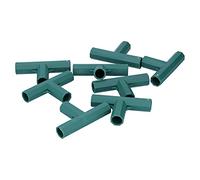 Ejoyous Connecteur en T pour Plante en Plastique, 8 Pièces pour Support de Plante de Jardin de 16 Mm, Adaptateur de Cadre pour Film de Serre, Fixation de Plantes, étagères, Meubles et Couvertures de