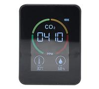 Ejoyous Détecteur Intelligent de Dioxyde de Carbone, Moniteur Infrarouge de qualité de l'air avec écran LCD LED, 400 à 5000 PPM CO2, écran de Température et d'humidité, Rechargeable par USB pour