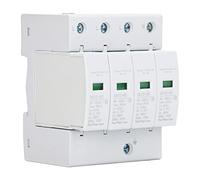 Ejoyous Dispositif de Protection Contre Les Surtensions Protecteur de Surtension PC 80KA 40KA 2,2KV Protecteur de Tension de Maison sur Rail DIN avec Indicateur de Défaut Réponse Rapide pour la (4P