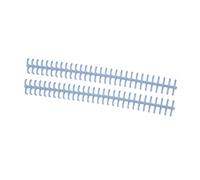 Ejoyous Dos de Reliure à Feuilles Mobiles, Peigne de Reliure en Plastique PP 30 Trous 10 Mm Découpable pour Environ 65 Feuilles, Organiseur de Papier Réutilisable pour étudiants, Enseignants, (bleu