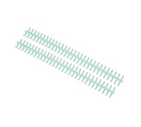 Ejoyous Dos de Reliure à Feuilles Mobiles, Peigne de Reliure en Plastique PP 30 Trous 10 Mm Découpable pour Environ 65 Feuilles, Organiseur de Papier Réutilisable pour étudiants, Enseignants, (GREEN)