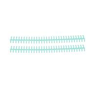 Ejoyous Dos de Reliure à Feuilles Mobiles, Peigne de Reliure en Plastique PP 30 Trous 10 Mm Découpable pour Environ 65 Feuilles, Organiseur de Papier Réutilisable pour étudiants, Enseignants, (Bleu