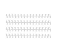 Ejoyous Dos de Reliure à Feuilles Mobiles, Peigne de Reliure en Plastique PP 30 Trous 10 Mm Découpable pour Environ 65 Feuilles, Organiseur de Papier Réutilisable pour étudiants, Enseignants,