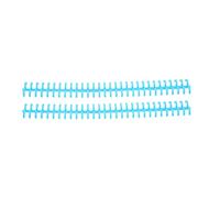 Ejoyous Dos de Reliure à Feuilles Mobiles, Peigne de Reliure en Plastique PP 30 Trous 10 Mm Découpable pour Environ 65 Feuilles, Organiseur de Papier Réutilisable pour étudiants, Enseignants, (BLUE)