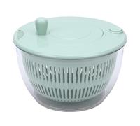 Ejoyous Essoreuse à Salade ABS PP en Acier Inoxydable, Séchoir à Laitue, Lave-légumes, 5,3 Qt, Essoreuse à Salade Manuelle avec 5 Lames, Bol de Séchage pour la Préparation de Salades de Cuisine à
