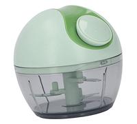 Ejoyous Hachoir à Ail Manuel, Hachoir à Ail à Ficelle avec Lame en Acier Inoxydable, Mini Robot Culinaire 8,5 X 9,3 Cm pour Légumes, Fruits, Viande, Cuisine à Domicile, Aliments pour Bébés (vert