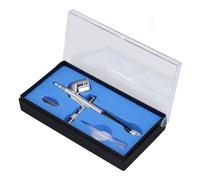 Ejoyous Kit d'aérographe à Double Action en Alliage d'aluminium, Ensemble de Peinture à l'aérographe, Buse de 0,2 à 0,3 Mm, Tasse 7CC pour Débutants, étudiants, Artistes, Peinture, Nail Art,