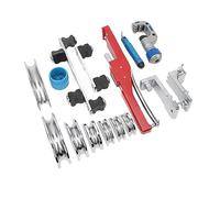 Ejoyous Kit de Cintreuse de Tubes Cintreuse de Tubes en Acier avec 7 Têtes en Alliage d'aluminium 1 4 à 7 8 Pouces Coupe-tuyau 3 16 à 1 4 Pouces pour la Réparation Hydraulique de Plomberie CVC