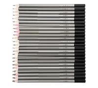 Ejoyous Kit de Crayons à Dessin, 24pcs Graphite Dessin Crayons Sketch Art pour Adulte 9h 8H 7H 6H 5H 4H 3H 2H H F B 2B 3B 4B 5B 6B 7B 8B 9B 10B 11B 12B 14B
