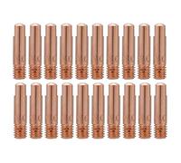 Ejoyous Lot de 20 Embouts de en Cuivre, Buse de Soudage Mig Mag Tube de Torche de Soudage Embouts de Soudage pour Torche de Soudage Binzel 15AK MIG/MAG (1.0)