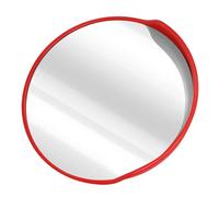 Ejoyous Miroir Convexe de sécurité, Miroir de sécurité Extérieur avec Vue Grand Angle et Support Rotatif pour Allée, Parking, Garage, Magasin, Angle Mort Intérieur (45cm/17.7in)