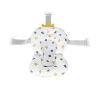 Ejoyous Oreiller de Baignoire pour bébé, Coussin de Bain élastique Réglable à Motif de Couronne pour nouveau-né pour Salle de Bain