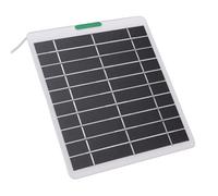 Ejoyous Panneau Solaire pour Caméra de sécurité 5 W, Chargeur Solaire en Silicium Monocristallin avec Interface à 3 Broches pour Montage Mural Extérieur, adapté pour Pro 5S Ultra Pro 3 Ultra 2 (WHITE)