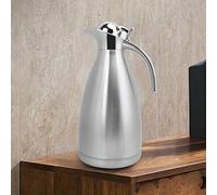 Ejoyous Pichet Sous Vide en Acier Inoxydable 2L Carafe Isolée en Acier Inoxydable 304 avec Couvercle étanche 180F Pendant 6H 151F Pendant 12H Bouche Large pour le café, le thé, l'eau, le Bureau à