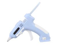 Ejoyous Pistolet à Colle Chaude sans Fil, Outil de Colle Thermofusible électrique PE PVC avec Batterie 2000 MAh, Chaleur Rapide 90 S, 10 Bâtons de de 7 Mm, pour les Projets de Bricolage, de (BLUE)