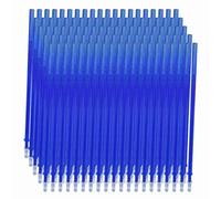 Ejoyous Recharges d'encre Gel Effaçables Paquet de 100 Recharges de Stylo Noir Pointe Fine en Carbure de 0,5 Mm Remplacement d'écriture Lisse pour les étudiants, les Enseignants, le Bureau, (100PCS)