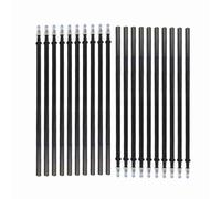Ejoyous Recharges d'encre Gel Effaçables, Paquet de 100 Recharges de Stylo Noir, Pointe Fine en Carbure de 0,5 Mm, écriture Fluide pour l'école, le Bureau, les Notes d'examen à Domicile et (20PCS)