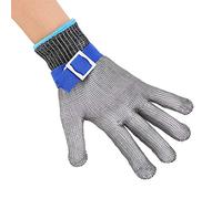 Ejoyous Résistant aux Coupures, de Tronçonneuse de Niveau 5, Gants de Chaîne, Gants en Fil de Fer barbelé, Gants Anti-aiguilles et en Verre, pour la Coupe de Viande de Cuisine