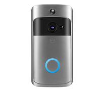 Ejoyous Sonnette Vidéo sans Fil Wi-FI Intelligente, Interphone Vidéo avec Caméra Infrarouge, Système d'Accès avec Télécommande