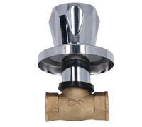 Ejoyous Vanne d'eau en Laiton Vanne d'arrêt 'angle en Laiton Dissimulée 1 2 Pouces Femelle NPT X 1 2 Pouces Femelle NPT Quart de Tour pour Systèmes de Plomberie évier Conduite 'eau de Toilette