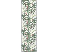Ekelund Linneväveri Chemin de table Julia 35x120 cm Blanc-vert