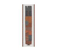Ekelund Linneväveri Chemin de table Nätmönster 35x120 cm Marron