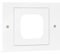 EKEY 203133 châssis Gira xLine TX_44, châssis pour lecteur d’empreinte digitale xLine, simple, plastique, blanc pur