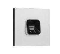 EKEY 204707 Lot de Lecteur d’Empreinte sLine Noir avec Module d’interphone Siedle Vario Argent métallisé, unité de Commande, pour interphone Siedle, 0,4 W, 12-24 V, Lecteur d’Empreinte Digitale Noir