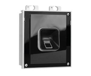 EKEY 204708 Lot de Lecteur d’Empreinte Digitale sLine Noir avec Module d’interphone 2N IP Verso Noir, unité de Commande, pour interphone 2N, 0,4 W, 12-24 V, Lecteur d’Empreinte Digitale Noir