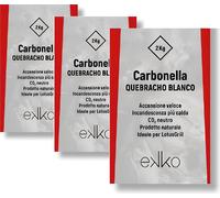 Ekko - 3 sachets de charbon de bois Quebracho Blanco de 2Kg