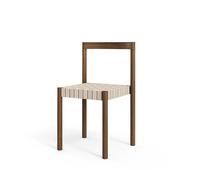 Ekko Chaise de Salle à Manger Chêne fumé/Lin Naturel