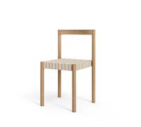 Ekko Chaise de Salle à Manger Chêne huilé/Lin Naturel