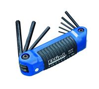Eklind 25181 Taille 2-8 mm Clé hexagonale Série Ergo-fold pliable avec ensemble de poignée ergonomique - Acier (8 pièces)