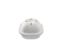 EKO Burger Boîte Burger blanche en canne à sucre 540 ml 250 unités Betik