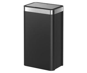 EKO - Capteur de résine EcoNova, poubelle pour déchets, 50 litres - Plastique - Noir