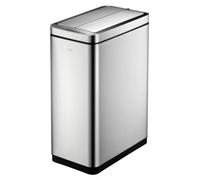 EKO - Deluxe Phantom Sensor Poubelle 20+20 litres - Stainless steel Polypropylene - Matt Edelstahl