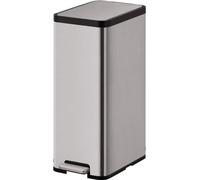 EKO - Ecomaid Poubelle à pédale 45 litres - Acier inoxydable Plastique - Acier inoxydable gris mat