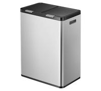EKO - Essential Touch Recycler 2 30+30 litres - Acier inoxydable Plastique - Acier inoxydable mat